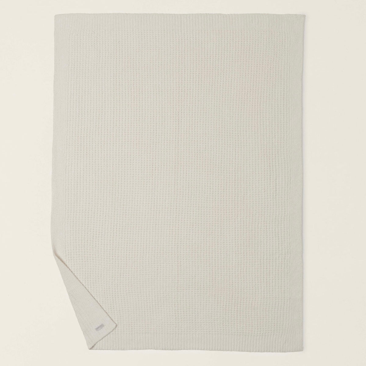 Barefoot Dreams CozyChic Waffle Throw Blanket ~ Cream - Image 2