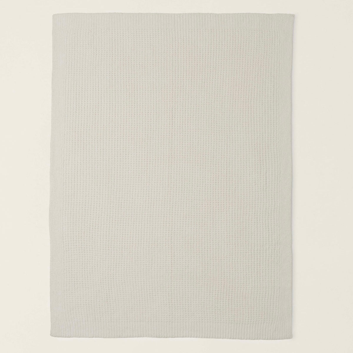 Barefoot Dreams CozyChic Waffle Throw Blanket ~ Cream - Image 3