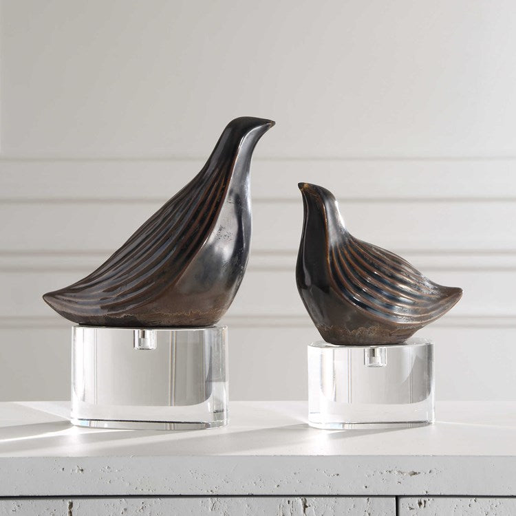Uttermost Nesting Birds Set of 2 Sculptures - Image 3