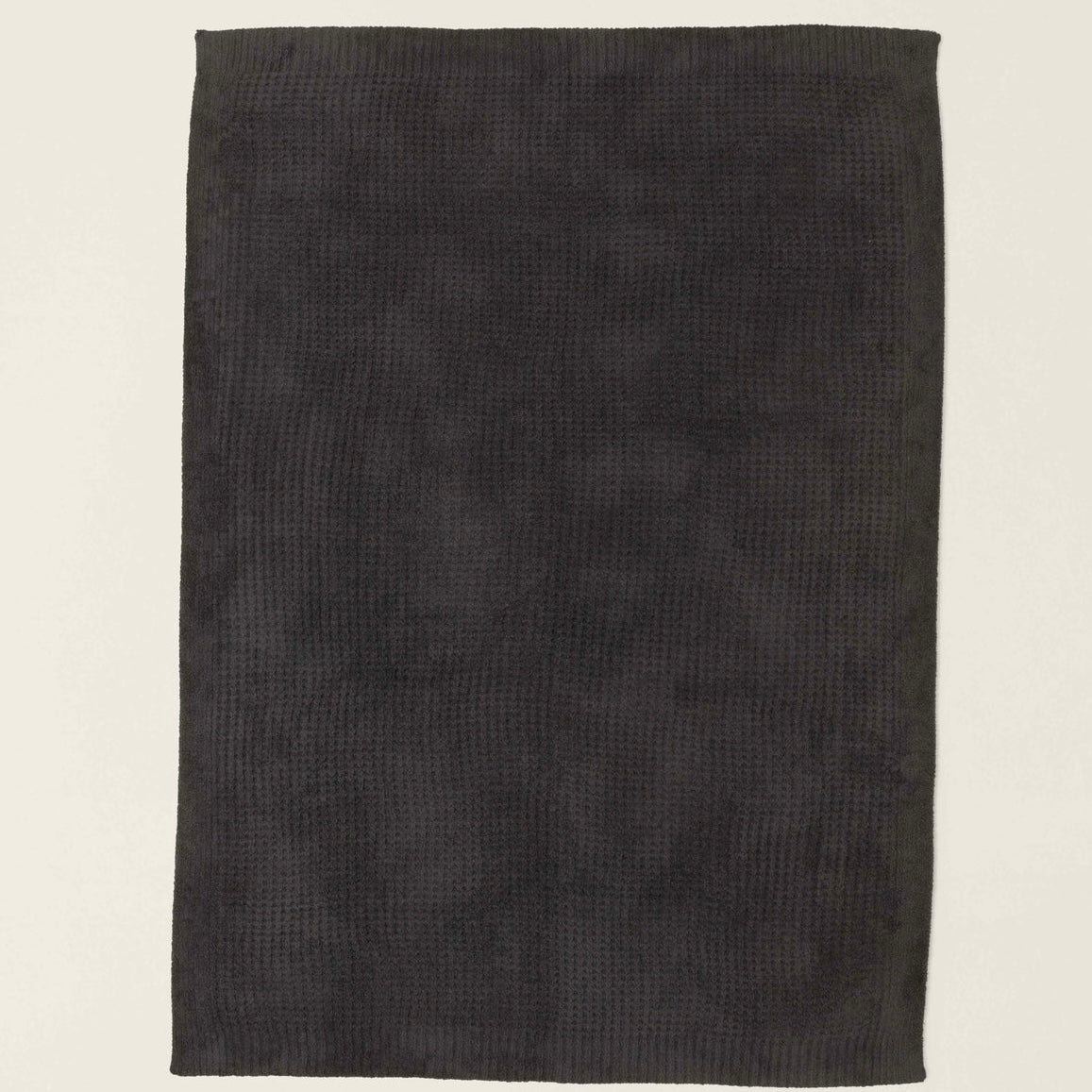 Barefoot Dreams CozyChic Waffle Throw Blanket ~ Carbon - Image 3
