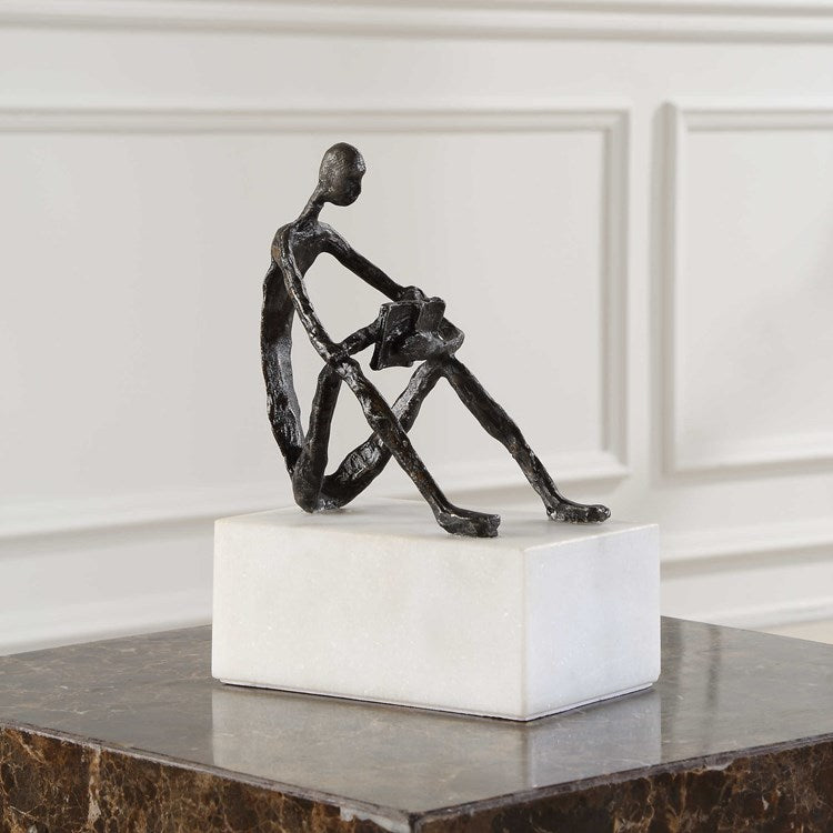 Uttermost Sit Back Relax and Read Sculpture - Image 1