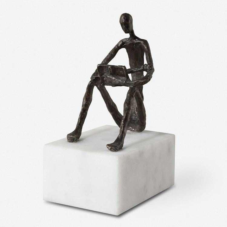 Uttermost Sit Back Relax and Read Sculpture - Image 2