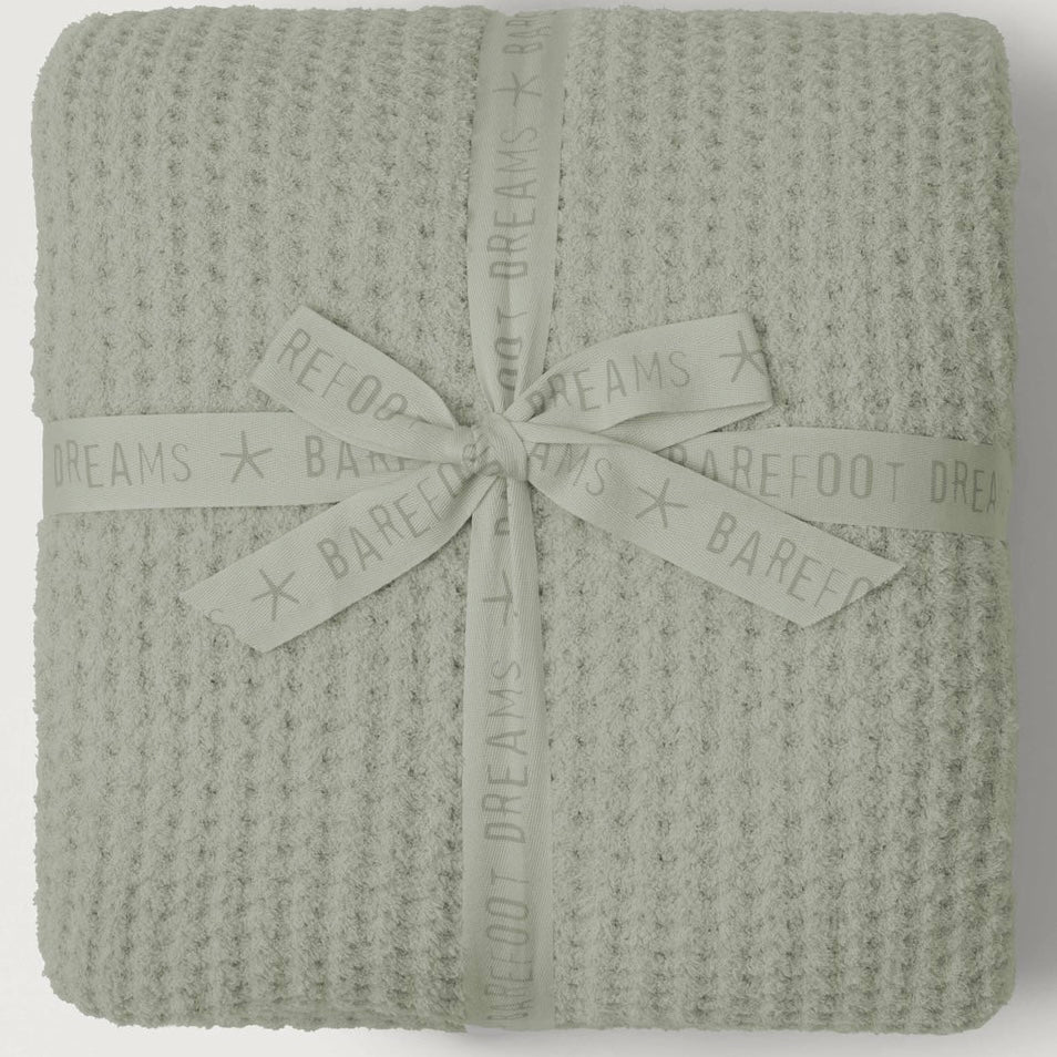 Barefoot Dreams CozyChic Waffle Bed Blanket ~ Wave ~ Available in Full/ Queen & King Sizes