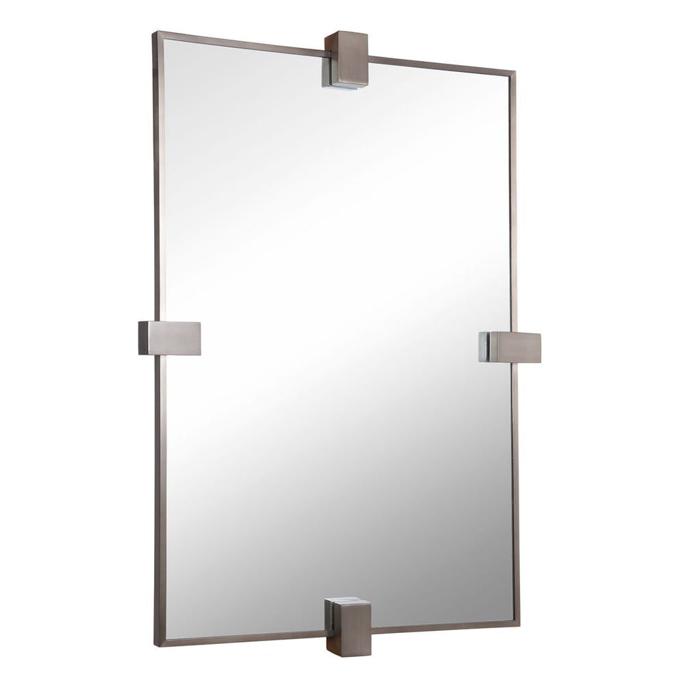 Uttermost Bateau Modern Gun Metal Mirror - Image 3