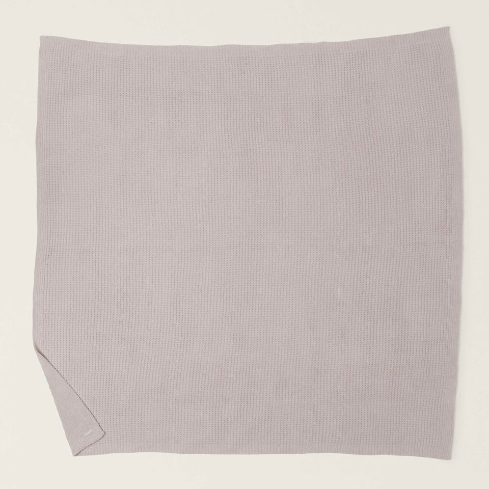 Barefoot Dreams CozyChic Waffle Bed Blanket ~ Stone ~ Full/ Queen & King - Image 3