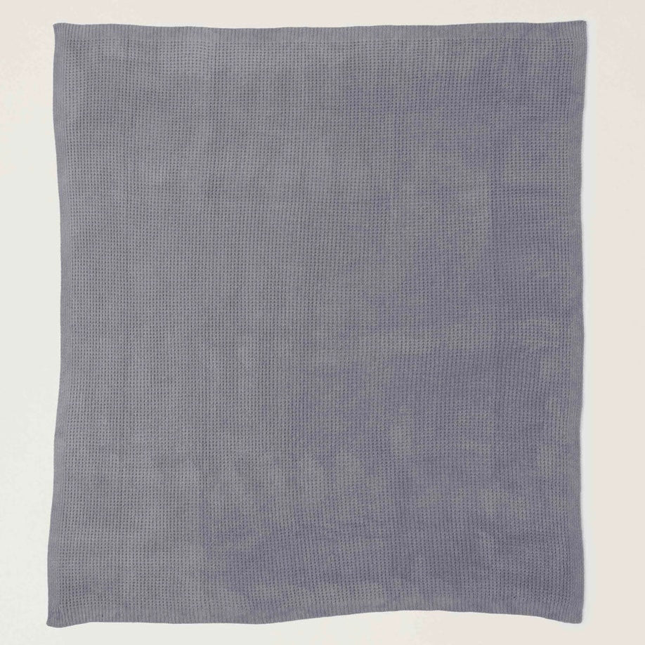 Barefoot Dreams CozyChic Waffle Bed Blanket ~ Dove Gray ~ Available in Full/ Queen & King Sizes - Image 2