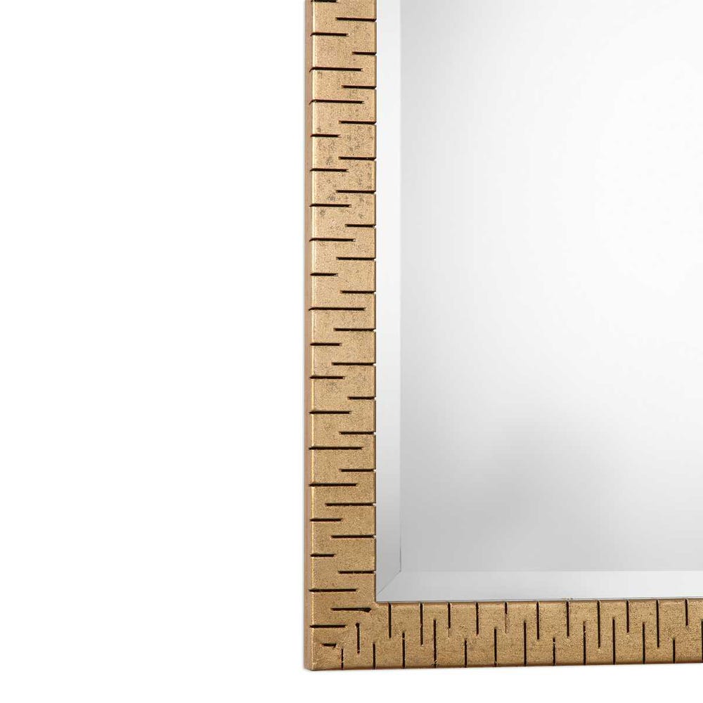Uttermost Vilmos Thick Gold Leaf Iron Mirror - Image 3