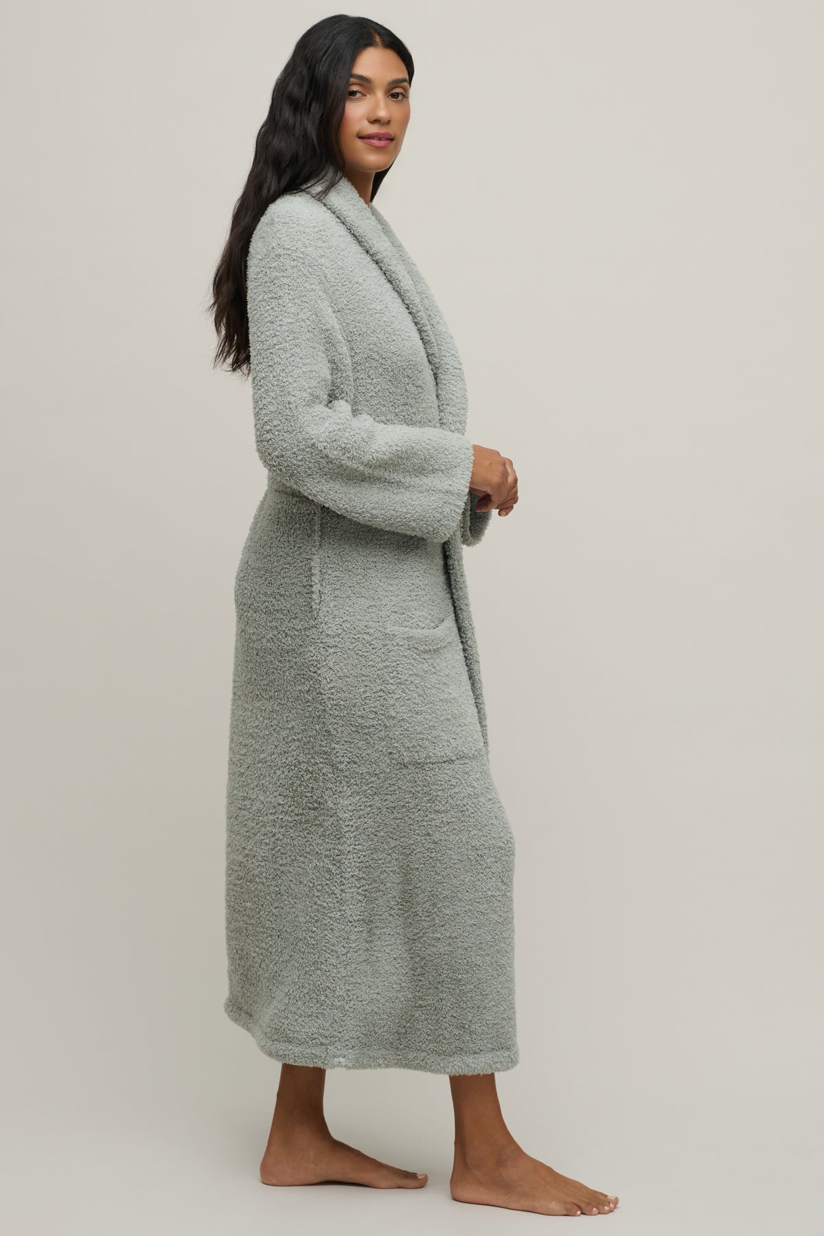 Barefoot Dreams Cozychic Adult Robe ~ Wave ~ Available in 4 Sizes - Image 2