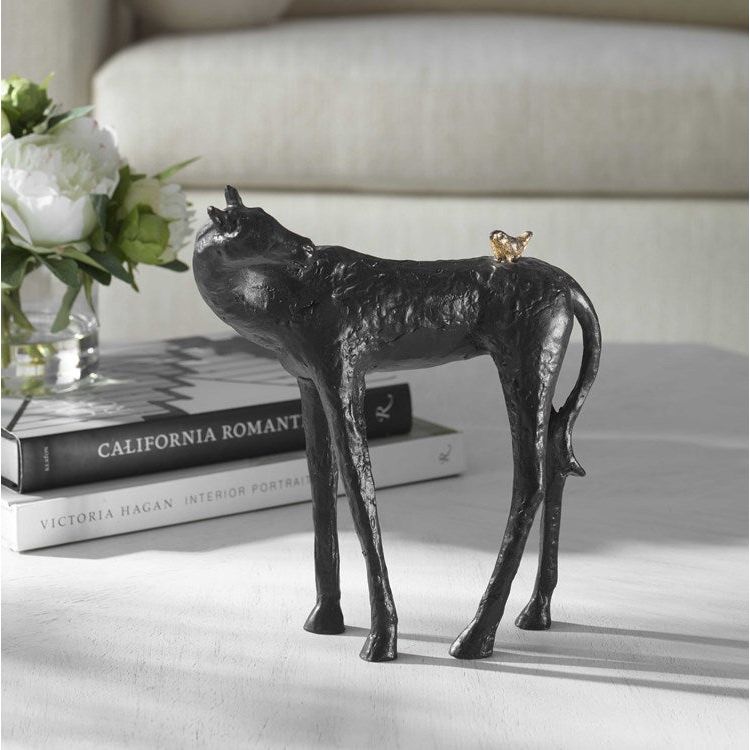 Uttermost Hello Friend Cast Iron Horse Sculpture - Image 2