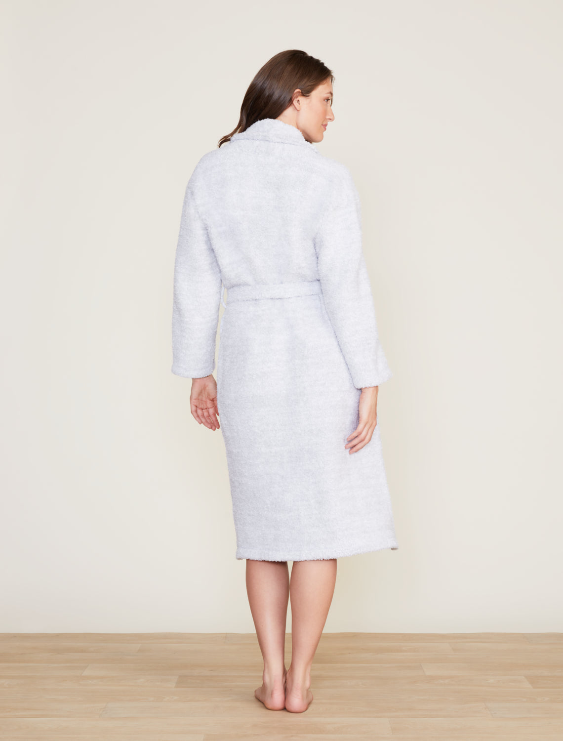 Barefoot Dreams Cozychic Adult Robe ~ Ocean & White ~ Available in 4 Sizes - Image 3