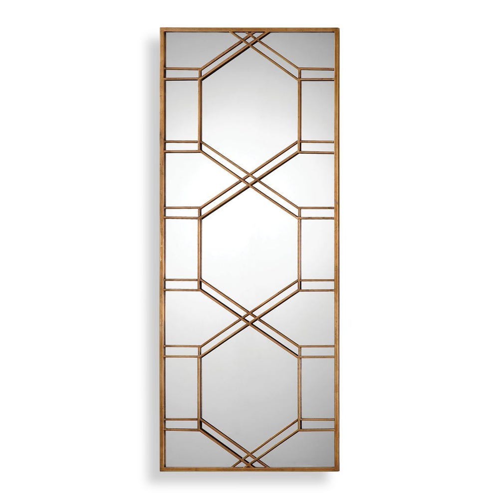 Uttermost Kennis Decorative Gold Leaf Tall Mirror - Image 2
