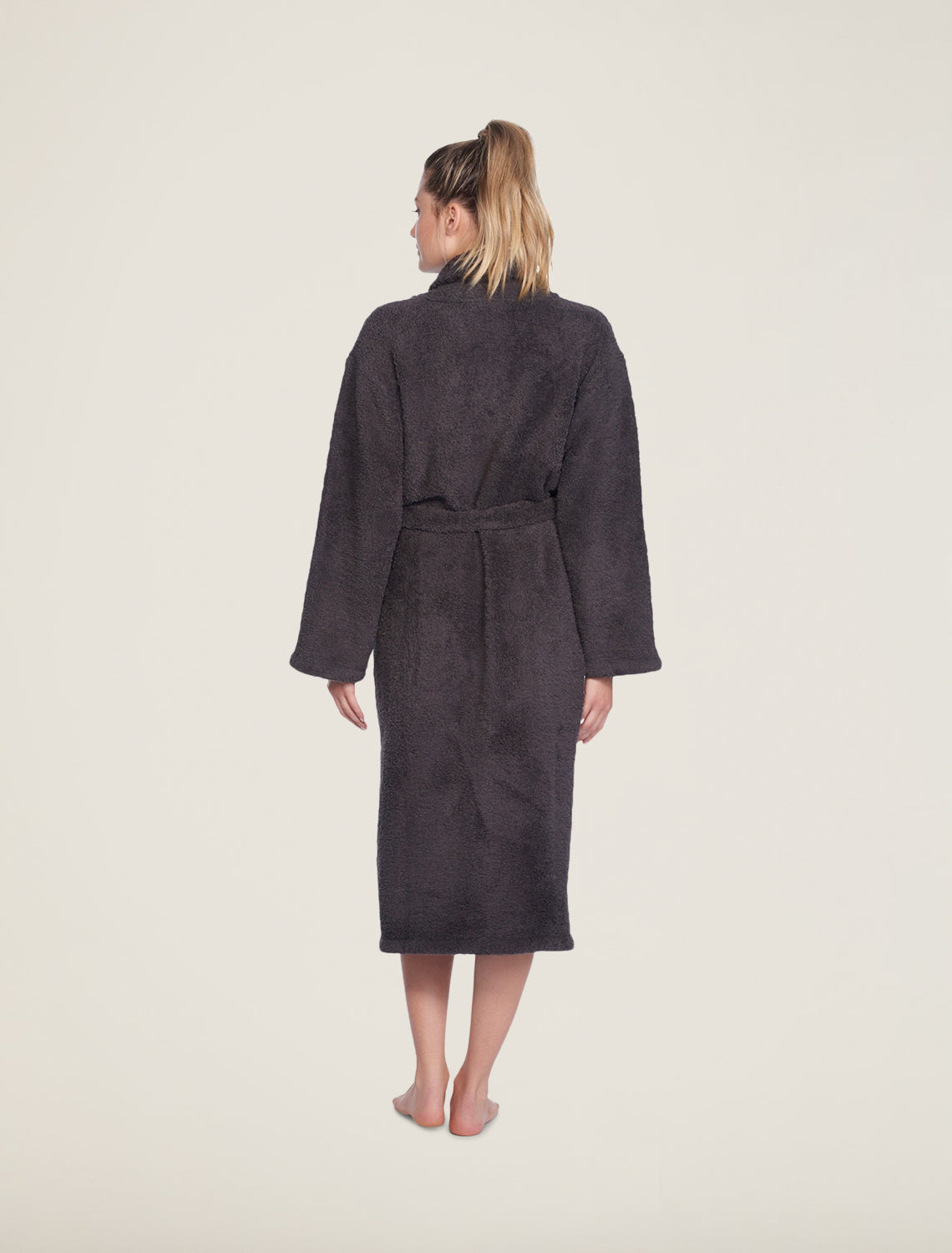 Barefoot Dreams Cozychic Adult Robe ~ Carbon ~ Available in 4 Sizes - Image 3