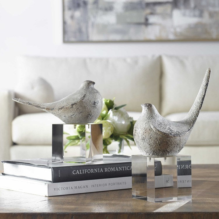 Uttermost Better Together Bird Set of 2 Sculptures - Image 1