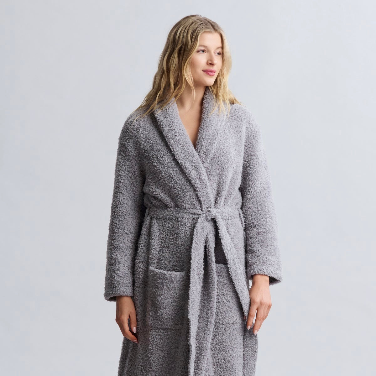 Barefoot Dreams Cozychic Adult Robe ~ Dove Gray ~ Available in 4 Sizes