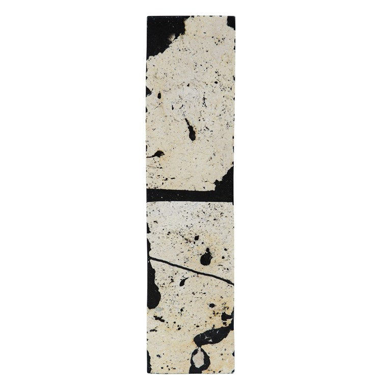 Uttermost Nouveau White Limestone With Black Accents Sculpture - Image 3