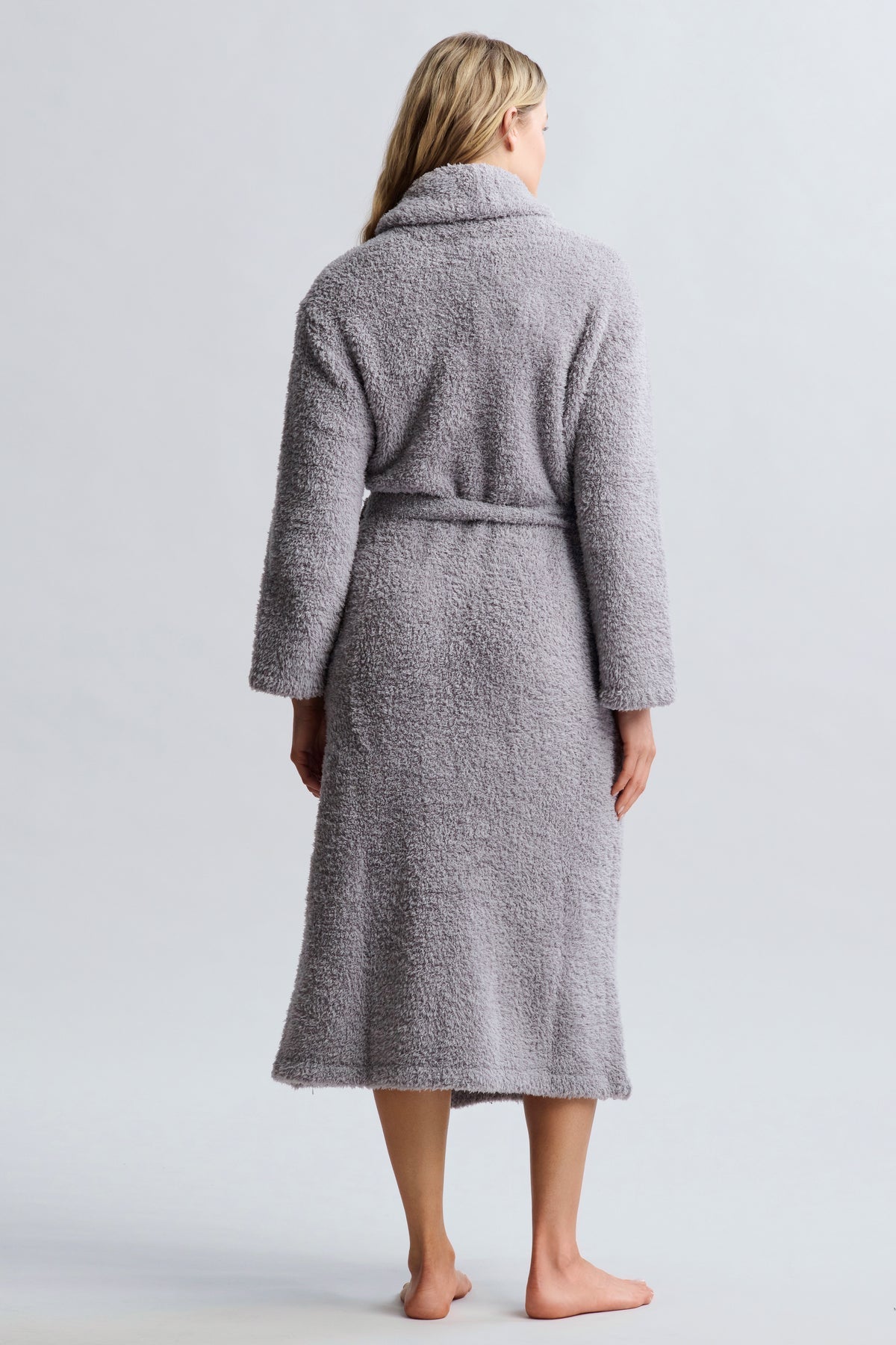 Barefoot Dreams Cozychic Adult Robe ~ Dove Gray ~ Available in 4 Sizes - Image 3