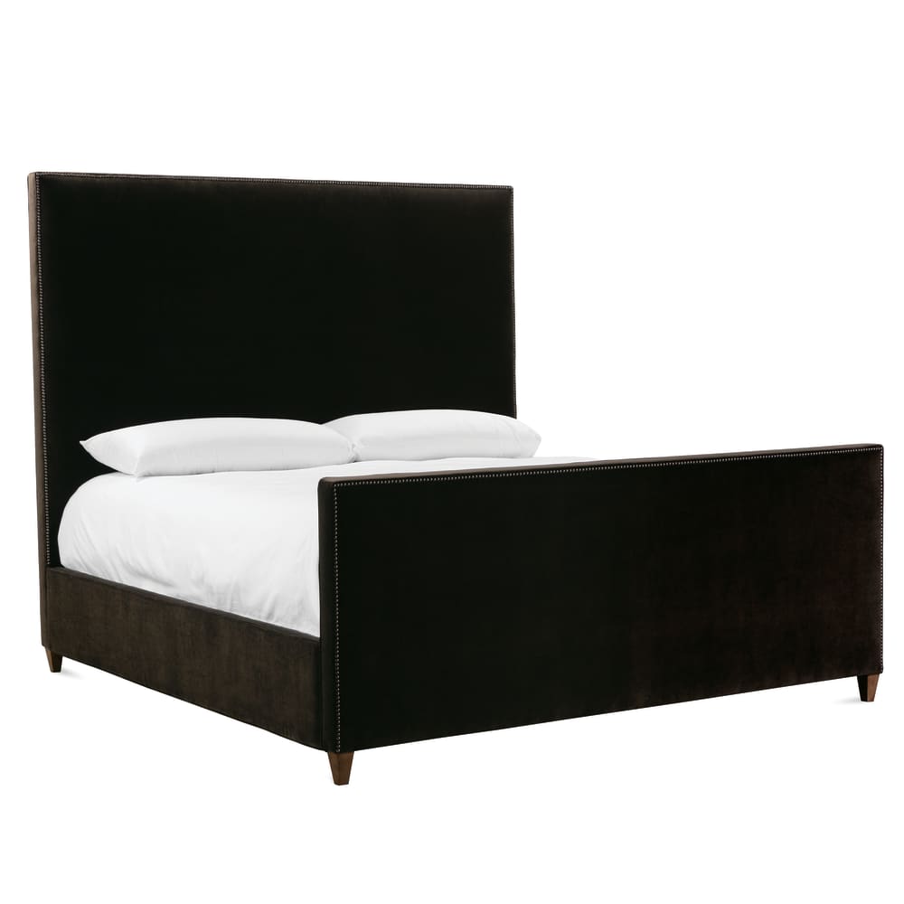 Rowe Furniture Glenwood 62" High California King Size Upholstered Bed with Welt Trim~ Available To Custom Order In All Fabrics - Image 3
