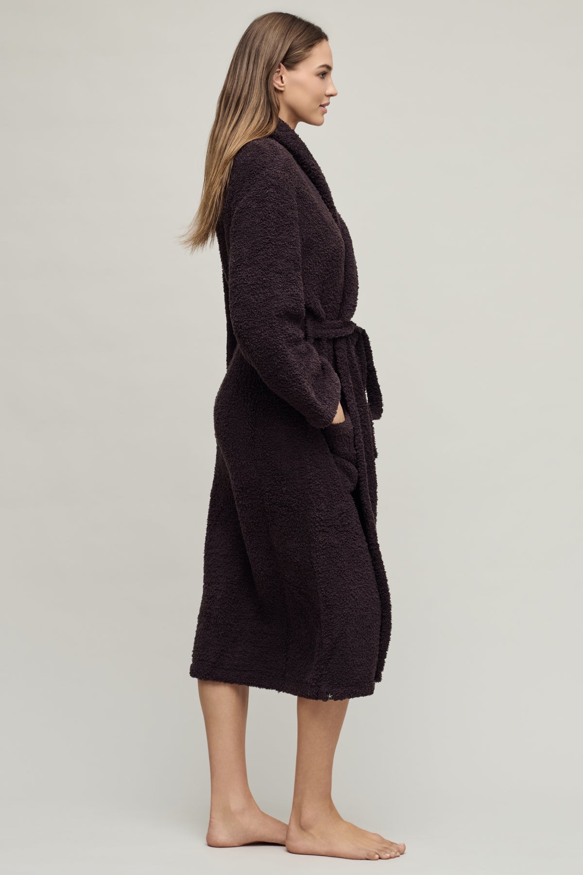 Barefoot Dreams Cozychic Adult Robe ~ Umber ~ Available in 4 Sizes - Image 2