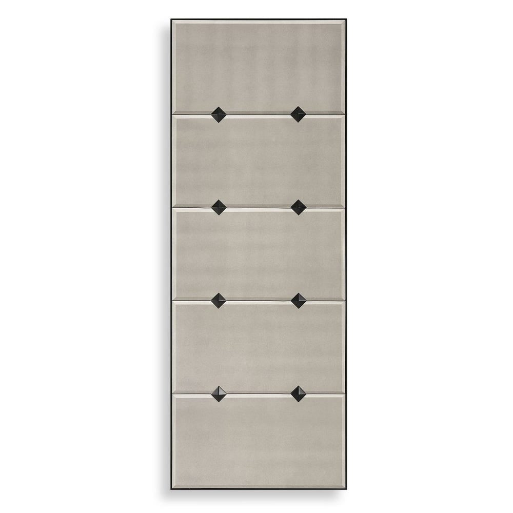 Uttermost Serchio Slim Black Iron Mirror - Image 2