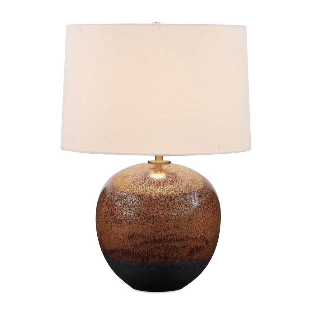 Uttermost Brownell Dark Shades Of Chocolate Table Lamp - Image 3