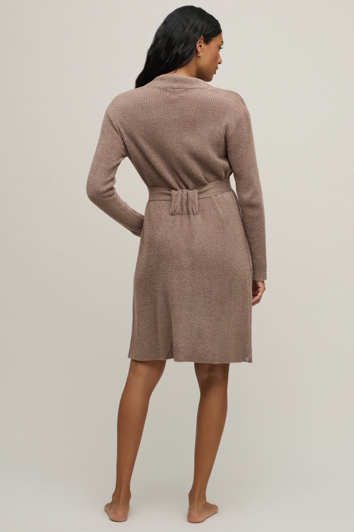 Barefoot Dreams CozyChic Lite Ribbed Robe ~ Sable ~ Available In 3 Sizes - Image 3