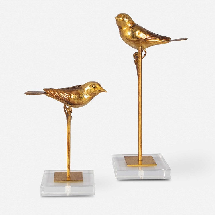 Uttermost Passerines Perched Birds Set of 2 Figurines - Image 2
