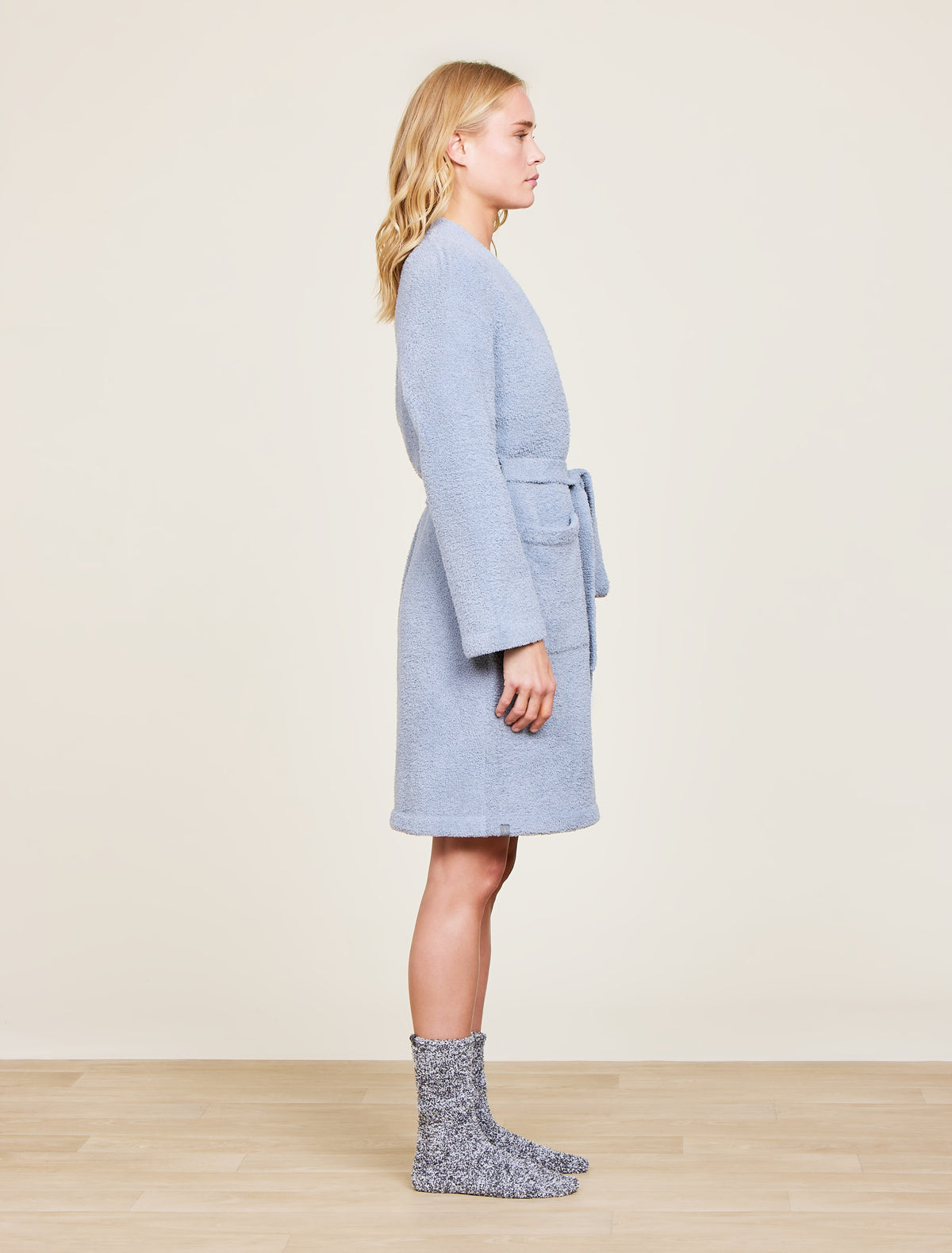 Barefoot Dreams Cozychic Solid Robe ~ Moonbeam ~ Available In 3 Sizes - Image 2