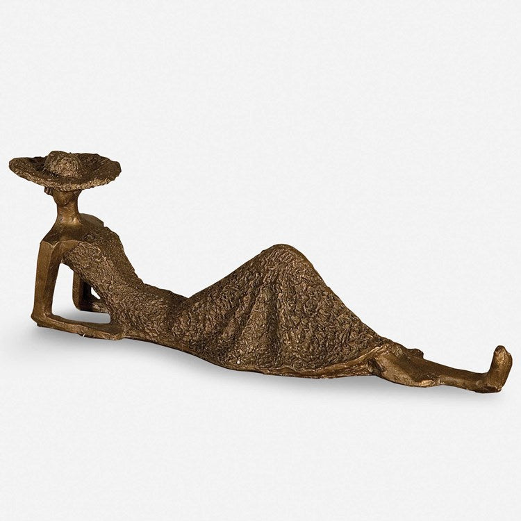 Uttermost Summer Days Antiqued Bronze Sculpture - Image 2