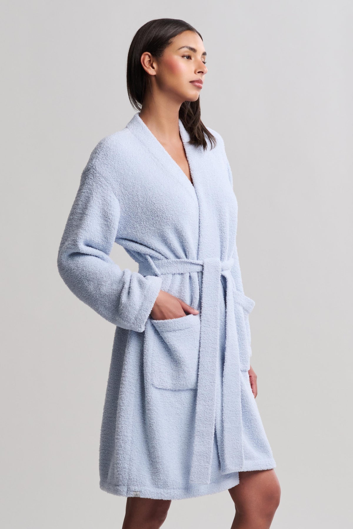 Barefoot Dreams Cozychic Solid Robe ~ Snow Drop ~ Available In 3 Sizes - Image 2