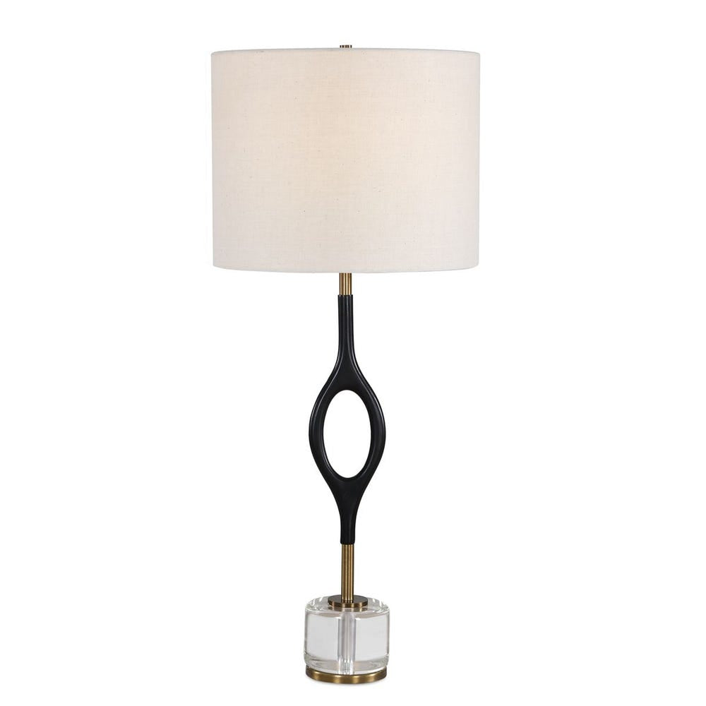 Uttermost Maryam Warm Black Iron Cordless Buffet Lamp - Image 3