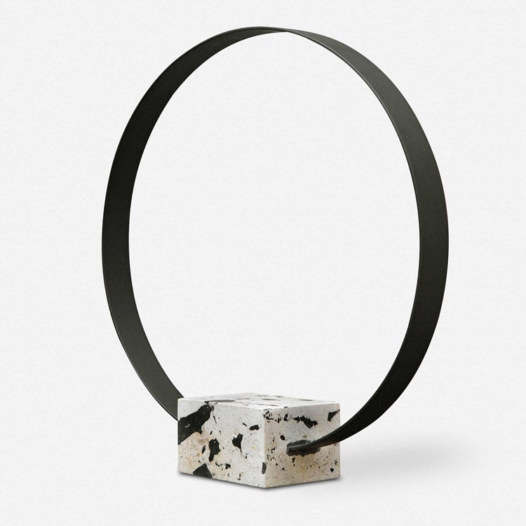 Uttermost Around Again Circular Metal Sculpture - Image 2