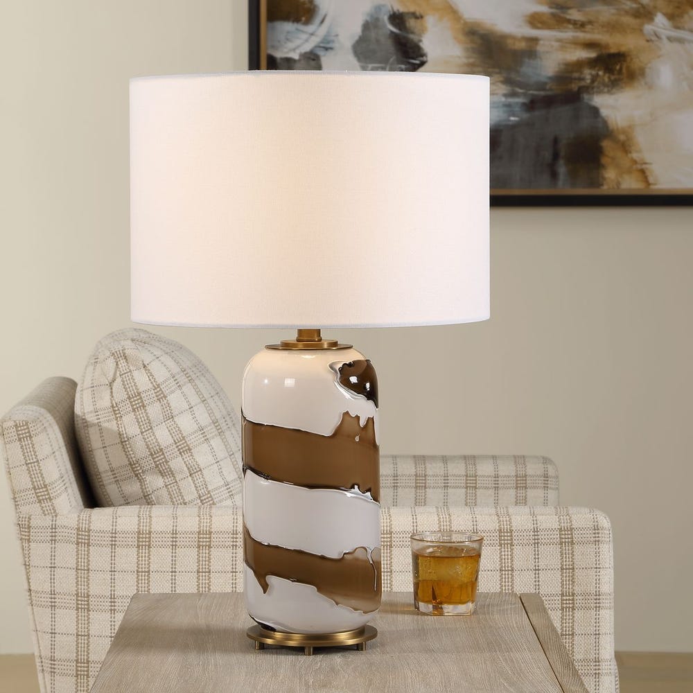 Uttermost Ararat Chic Art Glass Table Lamp - Image 1