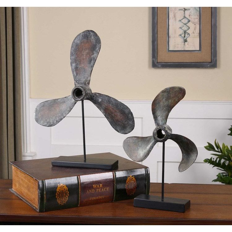 Uttermost Propellers Set of 2 Sculptures - Image 3