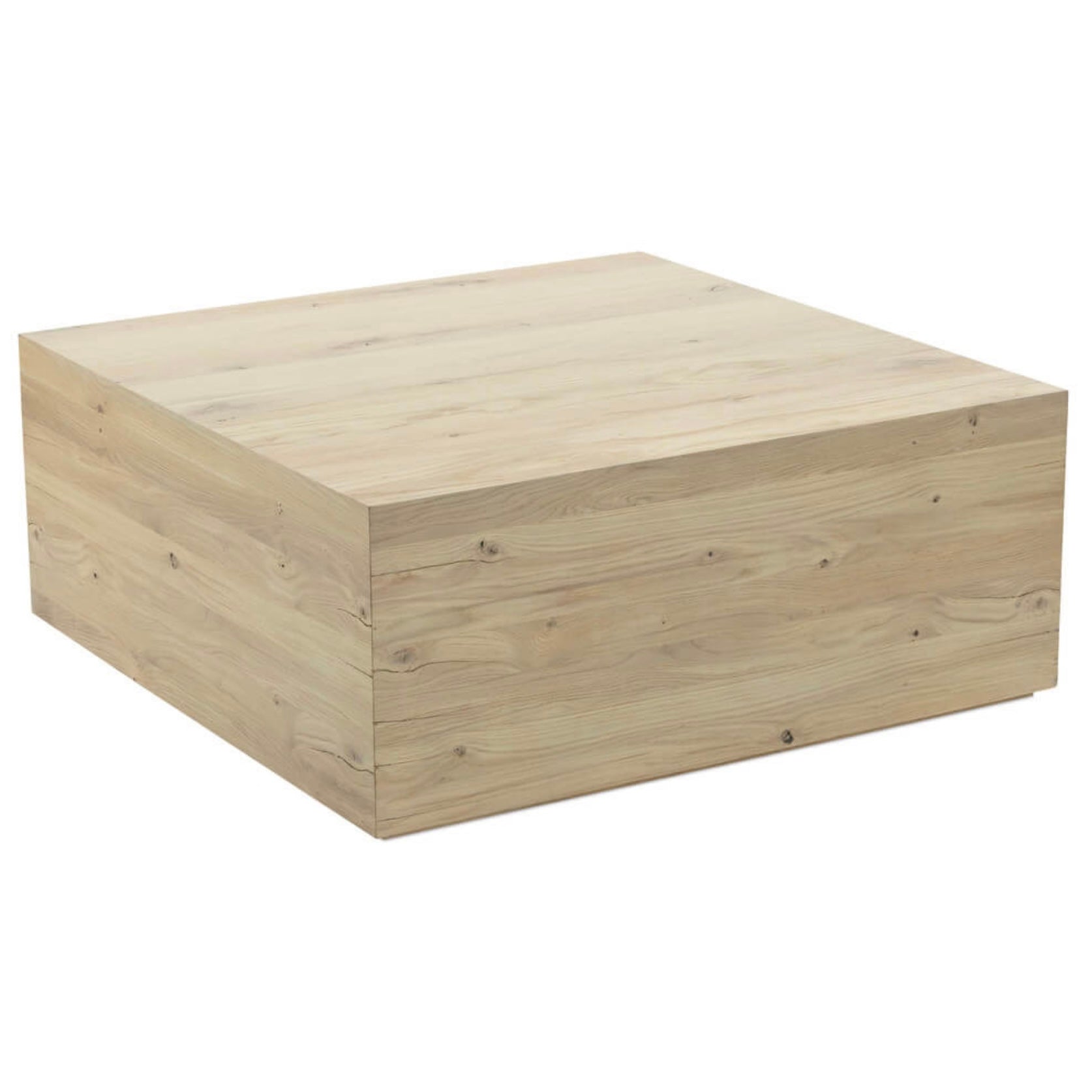 Rowe Furniture Indira Vintage Oak Square Coffee Table - Image 3