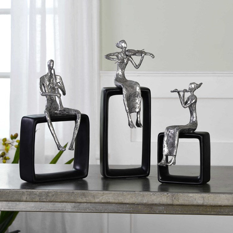 Uttermost Musical Ensemble Set of 3 Figurines - Image 1