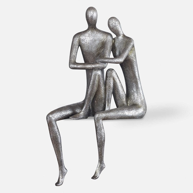 Uttermost Courtship Antique Nickel Figurine - Image 2