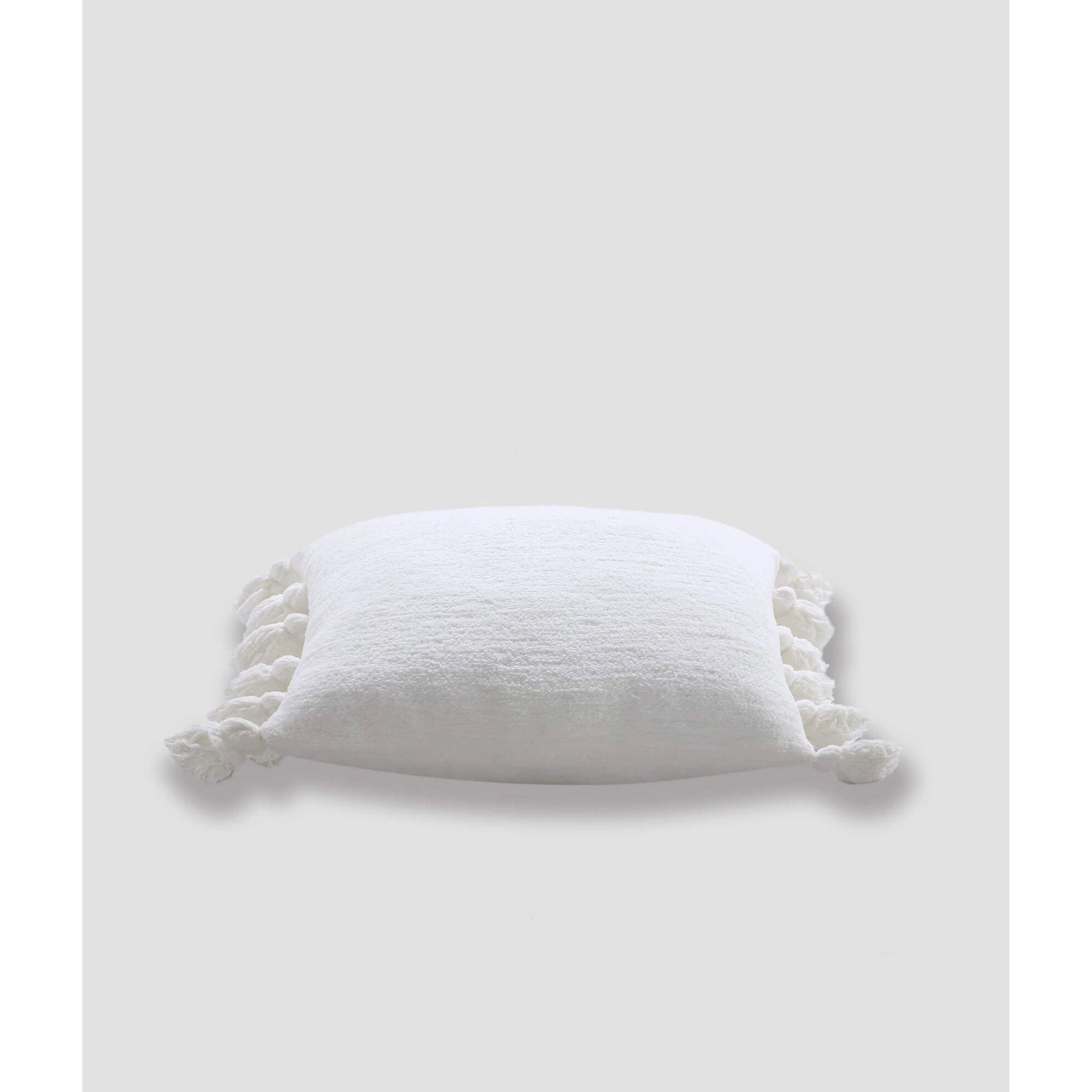 Sunday Citizen Off White Pom Pom Throw Pillow 20x20 - Image 3