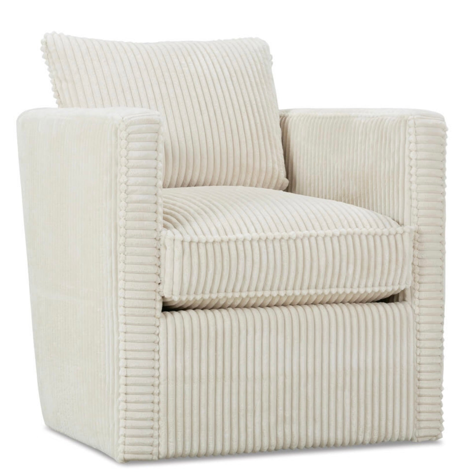 Rowe Furniture Rothko Corduroy Swivel Chair - Image 3