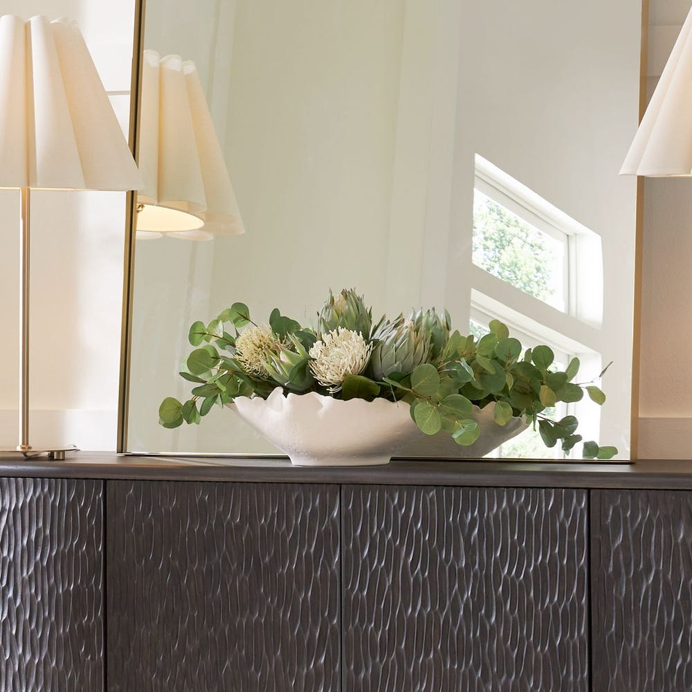 Uttermost Protea Blooms Centerpiece With Lush Eucalyptus Stems - Image 3