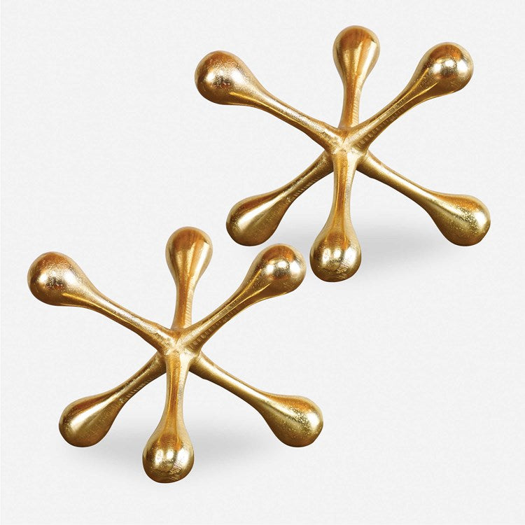 Uttermost Harlan Brass Set of 2 Objects - Image 2