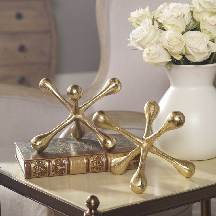 Uttermost Harlan Brass Set of 2 Objects - Image 3