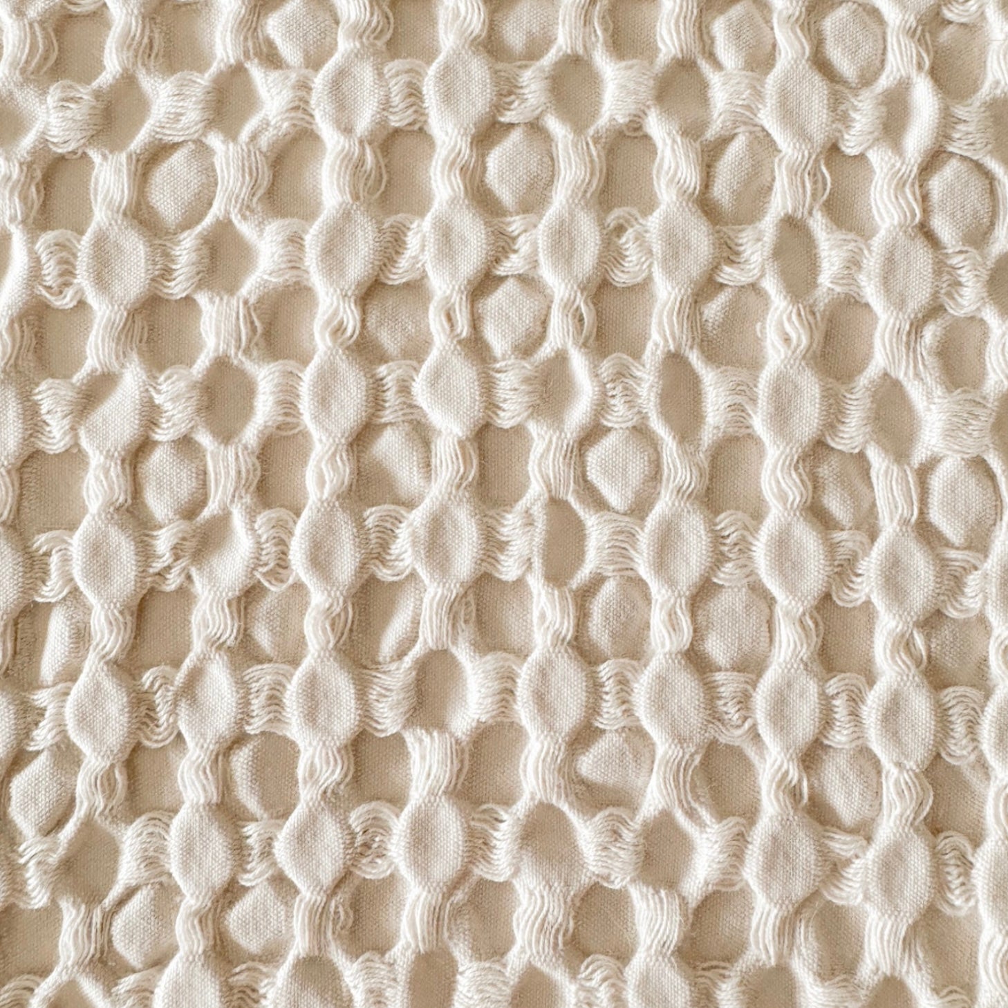 Anaya Home Stonewashed Cotton King Bed Blanket ~ Almond Beige  ~ DREAMY BEDDING SALE ~ Limited Quantity - Image 3
