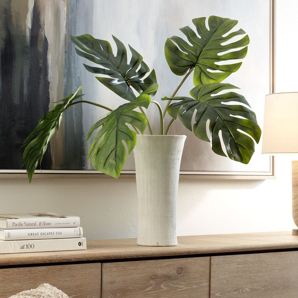 Uttermost Muse Monstera Modern Centerpiece - Image 3