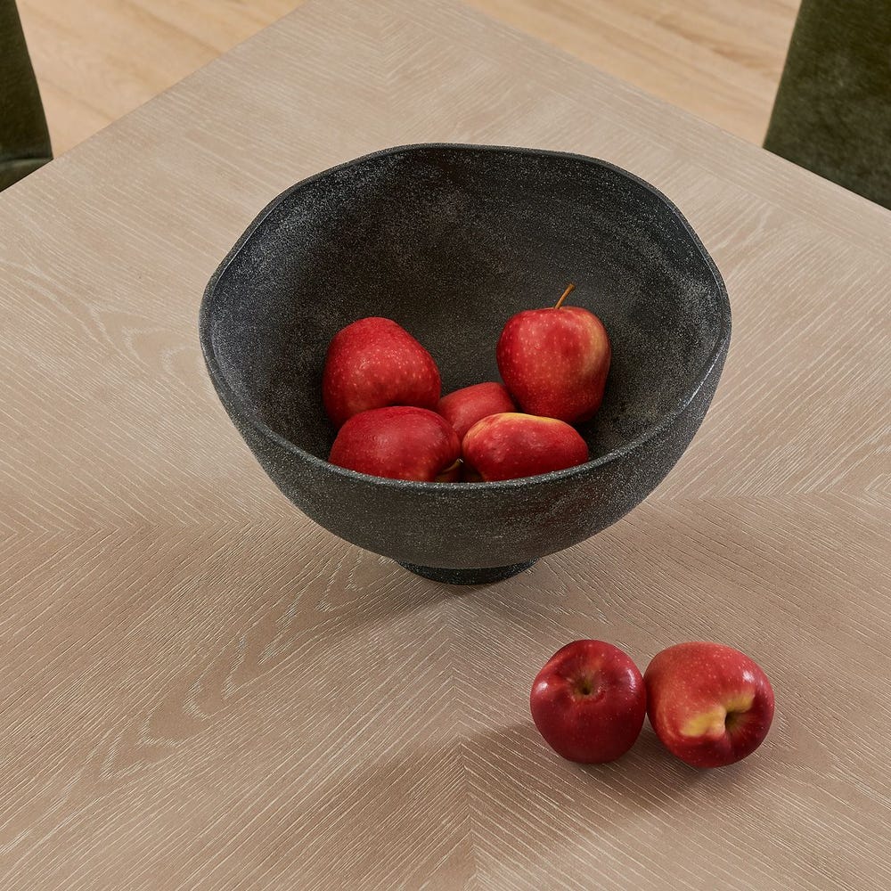 Uttermost Komorebi Matte Black Bowl ~ Indoor And Outdoor Use - Image 3