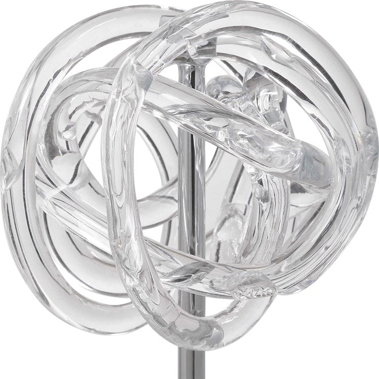 Uttermost Neuron Glass Knots Set of 3 Sculptural Objects - Image 3