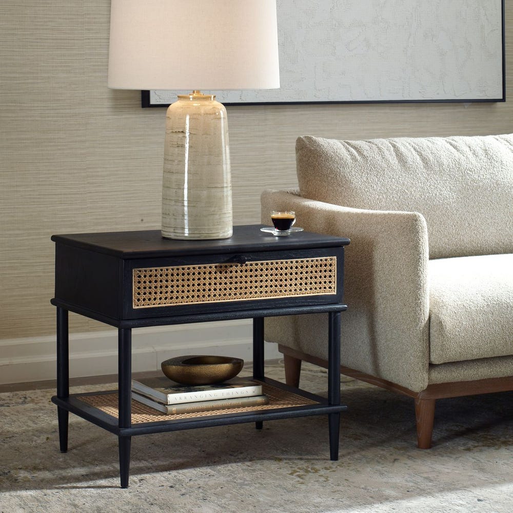 Uttermost Coast Side Table Sleek Black - Image 2