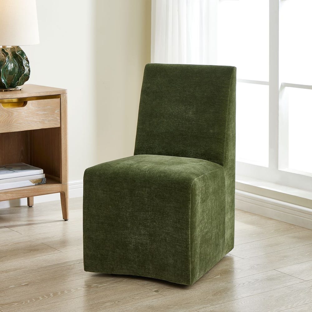 Uttermost Moro Moss Rich Velvet Dining Chair - Image 1