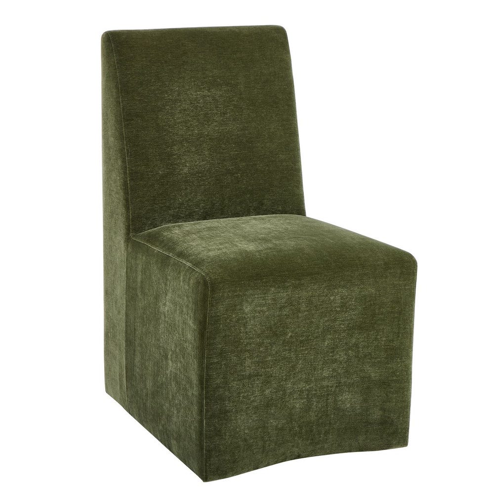 Uttermost Moro Moss Rich Velvet Dining Chair - Image 3