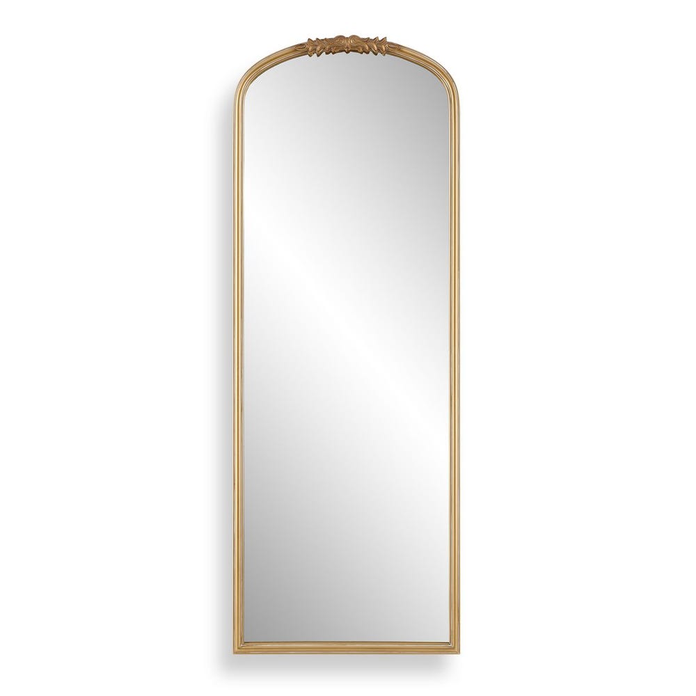 Casa Bella Living Tall Decorative Arched Antique Gold Mirror - Image 3