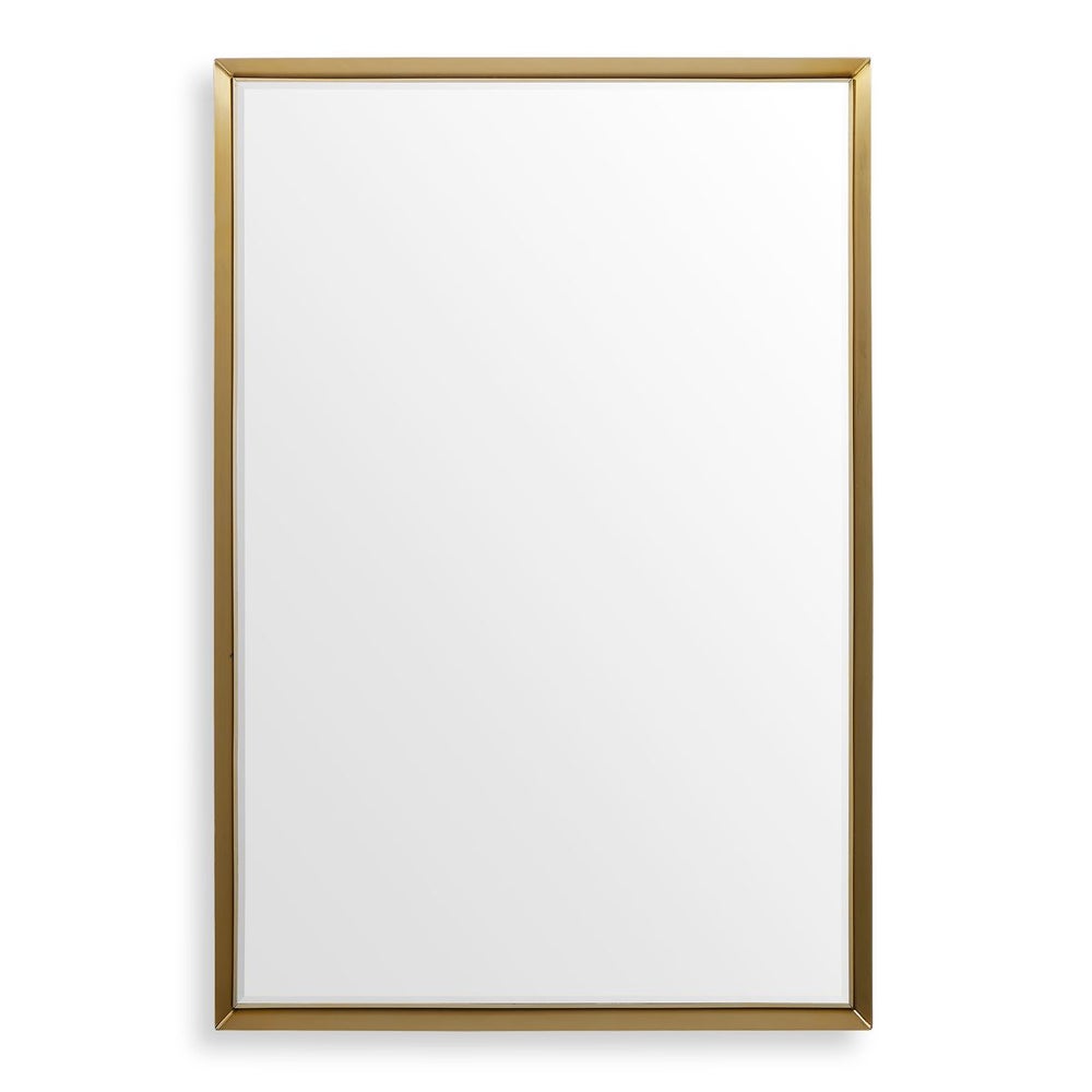 Uttermost Heisler Brushed Brass Rectangle Mirror - Image 3